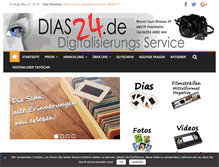 Tablet Screenshot of dias24.de